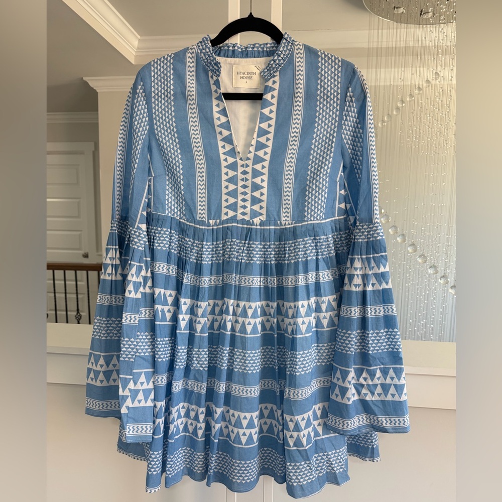 Tuckernuck Hyacinth House Bell Sleeve Printed Dress - Picture 4 of 8